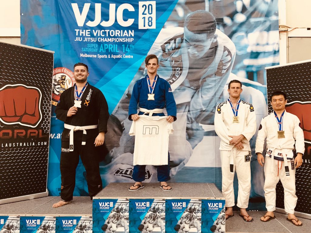 Marcel Leteri Sasso de Oliveira’s student at the 2018 Victorian State Jiu-Jitsu Championship.