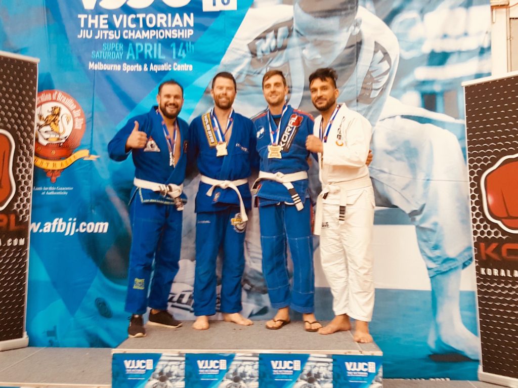 Marcel Leteri Sasso de Oliveira’s student at the 2018 Victorian State Jiu-Jitsu Championship.