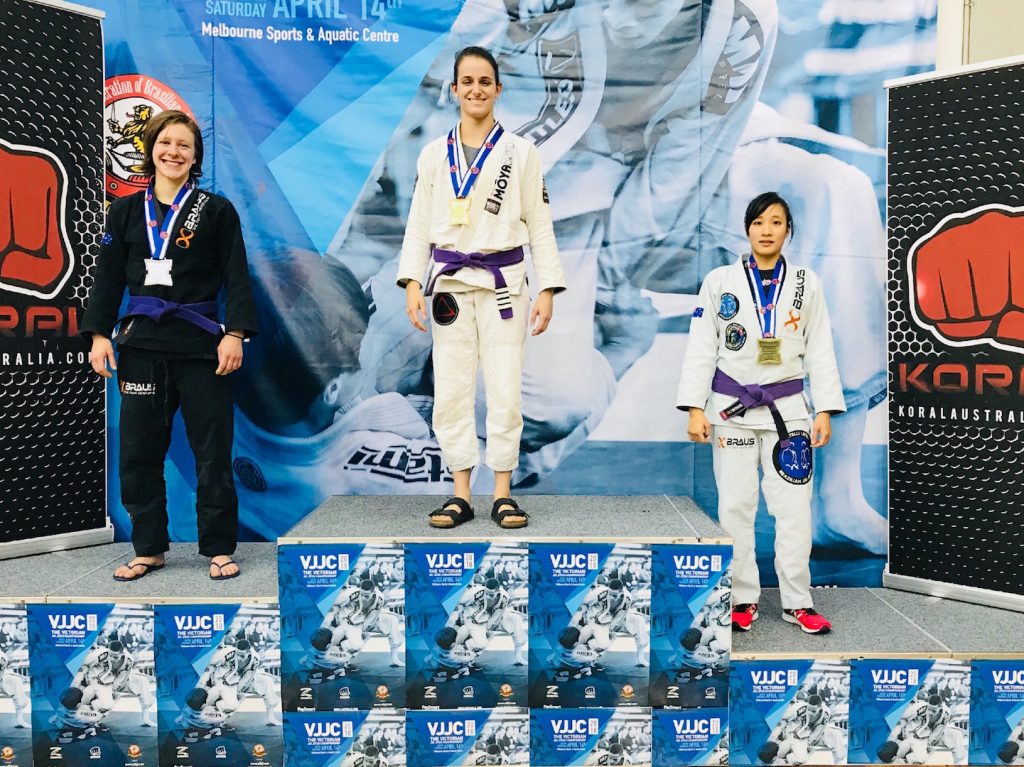 Marcel Leteri Sasso de Oliveira’s student at the 2018 Victorian State Jiu-Jitsu Championship.
