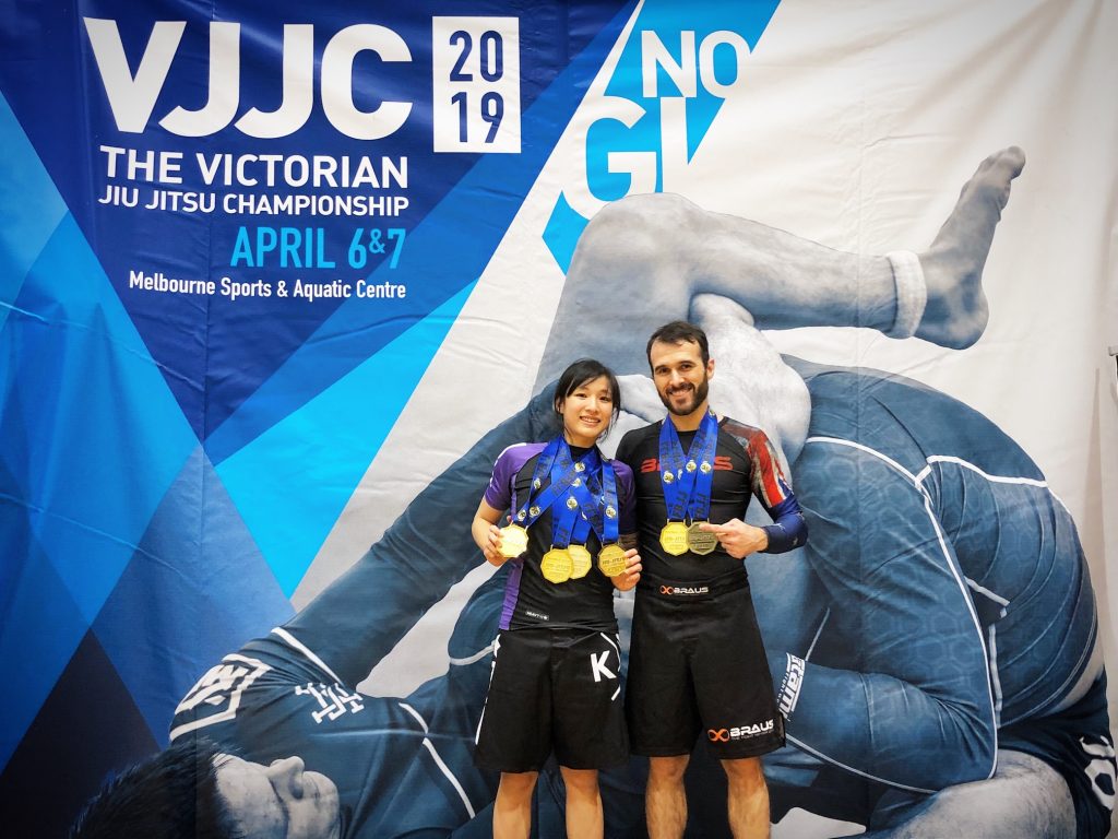 Marcel Leteri and Laura Tang, Competitors at the 2019 AFBJJ Victorian State No-Gi Championship Brazilian Jiu-Jitsu Brunswick, Train with Prof. Marcel Leteri Sasso Oliveira and Laura Tang. They are Australia's #1 ranked throughout the entire Australia.