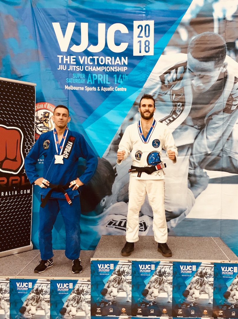 The 2018 Victorian State Black Belt Master Featherweight Champion, Marcel Leteri Sasso de Oliveira!