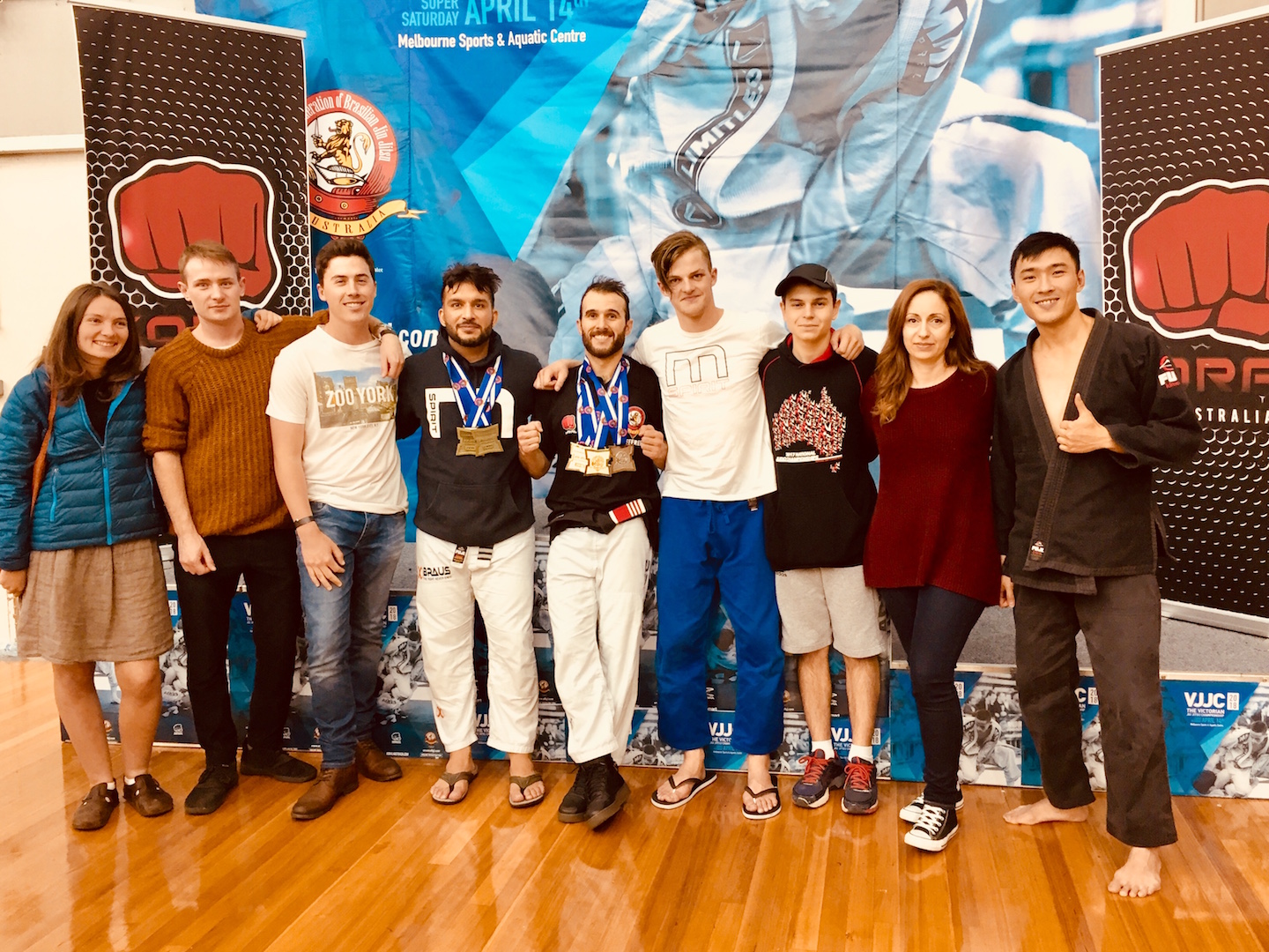 Professor Marcel Leteri Sasso de Oliveira, Coach, Referee and Elite Competitor at the 2018 Victorian Jiu-Jitsu Championship.